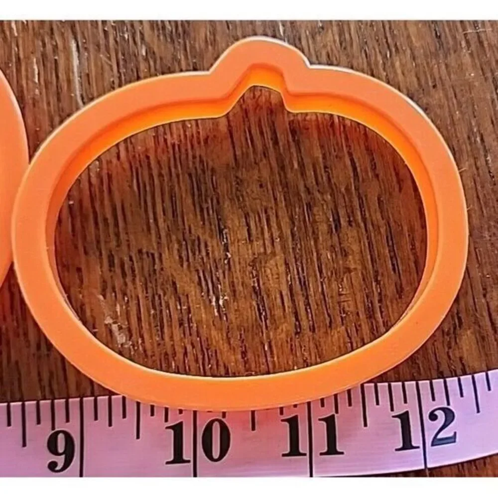 Lot of 3 Halloween Fall Pumpkin ‎ Cookie Cutter Set Baking Fondant Cutters